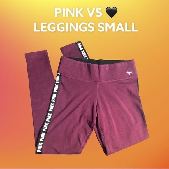 Pink Purple Eggplant Yoga Leggings - Picture 2 of 7